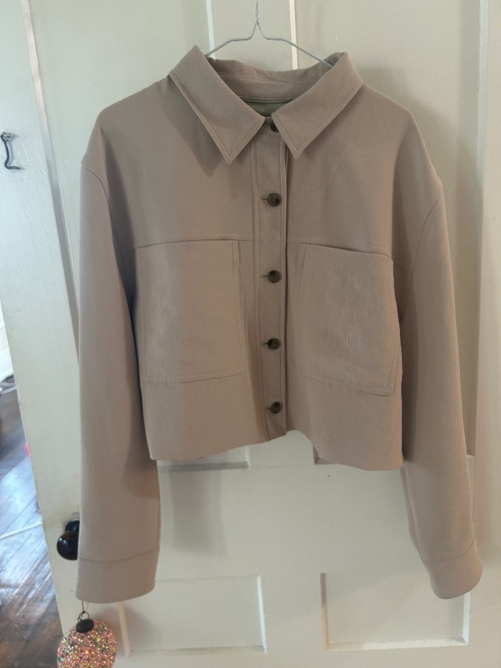 Wilfred (Aritzia) Beige Little Cropped Jacket